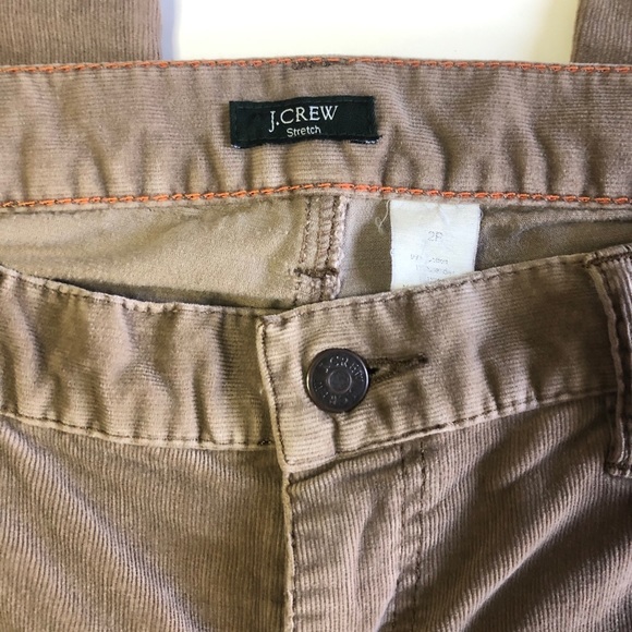 J Crew Women’s Stretch Corduroy Flare Tan Pants 2R - Picture 3 of 6